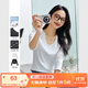 梵希蔓復古假門(mén)襟大V領(lǐng)長(cháng)袖T恤女2025春季新款純色簡(jiǎn)約百搭打底衫 A0611 白色 L