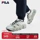 FILA 斐樂(lè )官方男鞋 ET 摩登運動(dòng)鞋2025春新款異行鞋休閑鞋老爹鞋 冰淇淋綠/瑪瑙灰-IA 41