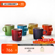 酷彩（Le Creuset）酷彩LE CREUSET350ml/200ml馬克杯6件套彩虹色家庭用套裝 350ml馬克杯6件套