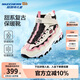 Skechers斯凱奇兒童秋冬加絨保暖棉鞋靴女童運動(dòng)休閑大棉鞋303952L