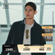 KOLON SPORT/可隆SECO軟殼夾克 男子3L戶(hù)外商務(wù)休閑防潑水軟殼衣外套 LHJK5ST807-NV 藏藍 2XL 185/104A