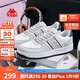 卡帕（Kappa）男女鞋同款2025秋季增高跑步運動(dòng)鞋輕便板鞋小白鞋子男 海昌藍 42