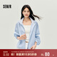 森馬（Semir）外套女秋短款蕾絲寬松蝙蝠袖棉麻立領(lǐng)2025小清新夾克10A525108002
