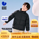 迷你巴拉冬新款男女童輕暖羽絨服寶寶戶外保暖親子羽絨服外套 黑色90001 110