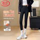 浪莎鯊魚(yú)褲女加厚加絨懸浮褲高腰緊身打底褲女保暖秋冬外穿懸浮褲