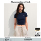 ABERCROMBIE & FITCH【多色圓領(lǐng)T】女裝25夏季美式經(jīng)典小麋鹿圓領(lǐng)短袖T恤KI139-5272 海軍藍 S (165/92A)