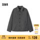 森馬（Semir）夾克男格紋絨感雪尼爾牛仔外套冬季棉服寬松教練服103724108101