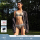Calvin Klein內衣女士ck舒適上托輕運動(dòng)無(wú)鋼圈軟支撐薄墊背心式文胸QP3271O P7A-椰青灰 M