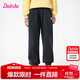笛莎（DEESHA）童裝女童加絨褲子2025秋冬款女孩保暖甜美基礎百搭休閑束腳褲