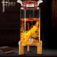 麥歐力（MYONLY）泡酒容器高檔泡酒專(zhuān)用玻璃瓶裝酒缸存酒壇子密封酒桶儲藥酒罐空瓶 40斤升級瓷芯龍頭竹架20L