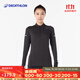 迪卡儂跑步速干衣女冬季長(cháng)袖上衣戶(hù)外運動(dòng)t恤健身瑜伽服WSLW 經(jīng)典黑 S 38