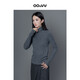 OO&VV灰色高領(lǐng)顯瘦針織毛呢打底衫女25秋冬內搭毛衣修身堆堆領(lǐng)新 暗影灰 均碼