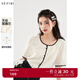 詩(shī)凡黎（'SEIFINI）詩(shī)凡黎白色繡花小香風(fēng)襯衫2024夏新款小衫萊賽爾短袖新中式襯衣女 本白色 S 155/80A
