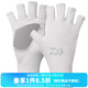 達億瓦（DAIWA）24春夏DG-8124CS 防曬涼感袖套冰袖 中空掌心釣魚(yú)手套半指手套 露5指中空掌心釣魚(yú)手套-灰色/雙 均碼
