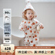 OAK FAMILY冬季新品嬰兒羽絨服白鵝絨連帽爬服寶寶外出保暖連體衣 小蘋果 90 cm