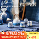 JOYYE茶具整套節日送親友長(cháng)輩禮物染韻生花客廳家居茶壺杯伴手禮物