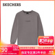 斯凱奇（Skechers）男女同款休閑針織長(cháng)袖T恤衫L325U096