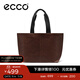 愛(ài)步（ECCO） 包包 極簡(jiǎn)風(fēng)單肩包中性大容量手提包 9107570 紅棕色(具體顏色隨機發(fā)出）