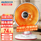 奧克斯（AUX）家用小太陽(yáng)取暖器電暖器家用電暖氣桌面烤火爐取暖氣電電熱器取暖爐加熱器炭纖旋鈕控制 升級加大款800W搖頭款網(wǎng)罩370MM