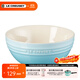酷彩（Le Creuset）炻瓷盤(pán)創(chuàng  )意沙拉水果菜盤(pán)家用湯碗 13.5/14cm湯碗水果沙拉個(gè)人家用 14cm湯碗水漾藍