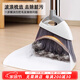 愛(ài)麗思（IRIS） 掃把簸箕套裝組合家用軟毛魔術(shù)笤帚不粘毛發(fā)掃地掃帚神器愛(ài)麗絲 掃把簸箕套裝【灰色】常規款