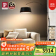 Paulmann P 德國柏曼釣魚(yú)落地燈 現代簡(jiǎn)約客廳臥室別墅立式氛圍燈 【雅光黑+350°旋轉底座】暖黃光