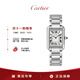卡地亞(Cartier)坦克系列石英女表白盤(pán)鋼帶29.5x22mmWSTA0107 禮物