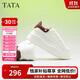 他她（TATA）厚底小白鞋女增高板鞋女松糕鞋WN801AM4 米白/酒紅 37