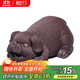藏壺天下 宜興紫砂茶寵 精品 茶玩 茶盤(pán)擺件 原礦泥料 美夢(mèng)豬