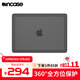 INCASEEdge適用于25/24/22款MacBookAir13英寸M4/M3/M2筆記本電腦Air13.6英寸便攜保護殼磨砂透明黑色
