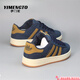 YIMENGTO伊門(mén)駝經(jīng)典德訓鞋男板鞋Gaz休閑百搭情侶潮低幫運動(dòng)鞋 黃蘭 42