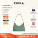 芙拉（FURLA）【同價(jià)11.11】DIAMANTE牛皮迷你女士單肩包腋下包鉆石包高級感 孔雀石綠