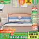 本色熊 兒童床男孩公主床女孩實(shí)木床地中海風(fēng)格小學(xué)生青少年單人床 單人床 1.5米*2.0米