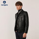 Navigare意大利小帆船男士真皮皮衣機車(chē)風(fēng)山羊皮外套X1336703529
