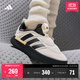 adidas ADIPUFF面包鞋柔軟舒適保暖棉鞋秋冬阿迪達斯官方輕運動   漢玉白/黑色/淺橙黃（推薦選大半碼）   42