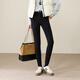 逸陽(yáng)（ESE-Y）加絨打底褲女2025年冬款外穿小腳 黑色-高個(gè)子（高164-170） 2XL