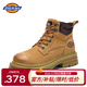 Dickies馬丁靴男靴2025秋冬情侶工裝靴子加絨大黃靴男女百搭厚底增高鞋男 土黃 41 【偏大一碼，適合運動(dòng)鞋42】