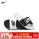 耐克NIKE外穿休閑鞋男一字沙灘鞋VICTORI ONE拖鞋DD0234-100白黑41