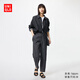 優(yōu)衣庫女裝棉質(zhì)牛仔舒適九分褲/水洗產(chǎn)品休閑時(shí)尚百搭478995 08 深灰色 M /160/68A