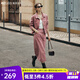 Olrain歐芮兒法式粉色牛仔外套女春裝新款復(fù)古甜美休閑外套 粉色 M
