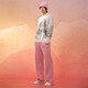 LACOSTE法國鱷魚(yú)王一博聯(lián)名系列男女同款25秋季新款長(cháng)褲|XH9561 IXV/冰淇淋粉 M M