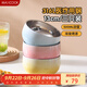 美廚（maxcook）316L不銹鋼碗 湯碗雙層隔熱 飯碗餐具面碗13cm 彩色3只裝MCWA9102