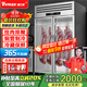 維仕美【已補貼15%】掛肉柜商用鮮肉保鮮柜冷凍柜市冷鮮柜豬肉牛肉羊肉冷藏展示柜立式生肉柜市商場(chǎng)專(zhuān)用 升級雙門(mén)1.2*0.7*1.95米單杠承重400斤 金屬玻璃門(mén)【冠軍推薦】