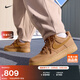 耐克空軍一號男子輕便運動(dòng)鞋冬季板鞋NIKE AIR FORCE 1 CJ9179 200亞麻/麥黃/橡皮淺褐/黑 41