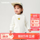 巴拉巴拉balaOne寶寶打底衫男童女童裝2025冬季半高領(lǐng)t恤嬰兒209425100201