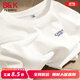 班尼路S&K系列短袖t恤女裝純棉2025新款夏季潮流寬松上衣服小個(gè)子半袖 白-選擇愛(ài) M 【100%純棉】