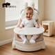 愛貝多寶寶學(xué)坐椅護(hù)脊兒童沙發(fā)多功能遛娃神器餐椅嬰兒6個(gè)月以上可水洗 樂推推【鮭魚粉】