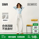森馬（Semir）森柔牛仔丨牛仔褲女潮流顯瘦褲子25春秋季寬松闊腿褲109925124001