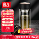 富光男女士雙層玻璃杯 支持團購經(jīng)典簡(jiǎn)約304茶隔水杯子便攜創(chuàng  )意泡茶杯