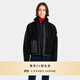 加拿大鵝（Canada Goose）Simcoe 女士羊羔絨拉鏈夾克羊毛抓絨上衣大鵝外套 1101W 61 黑色 S